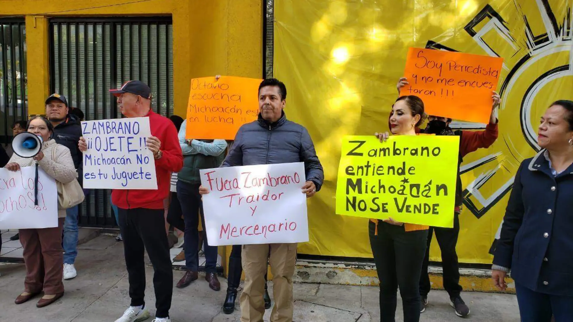 Manifestación Perredista